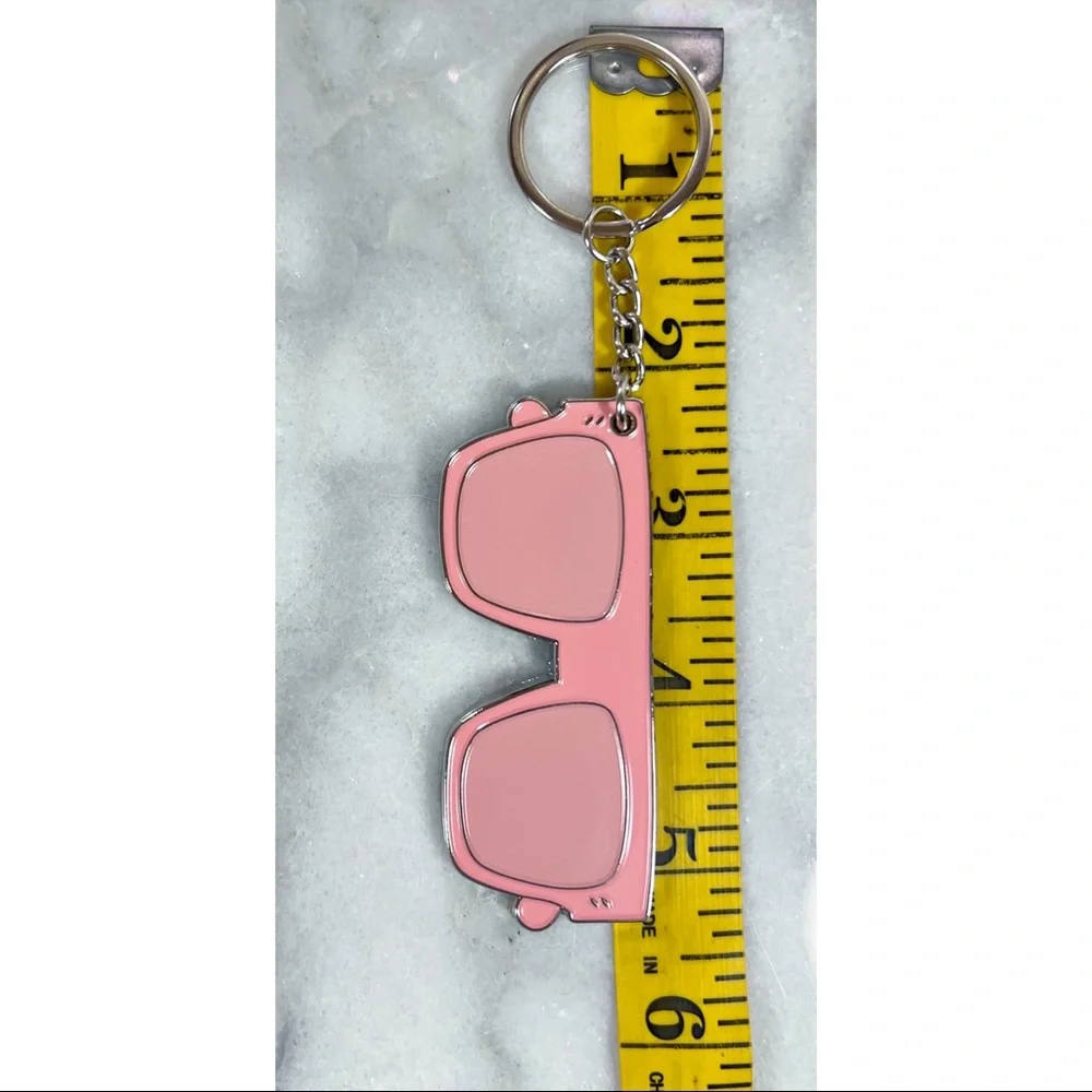 Stella McCartney Pink Sunglasses Keychain/Bag Charm - Picture 5 of 8